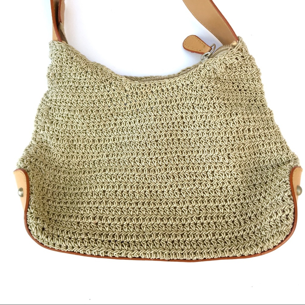 Vintage Cottagecore Giannini Women’s Leather Shoulder Hand Bag Purse Accessories - Picture 2 of 9